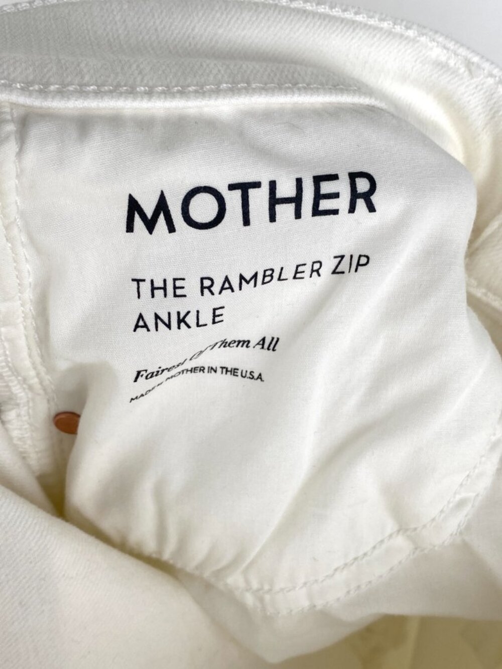 MOTHER The Rambler Zip Ankle Jean, Sz 27 - Picture 8 of 11